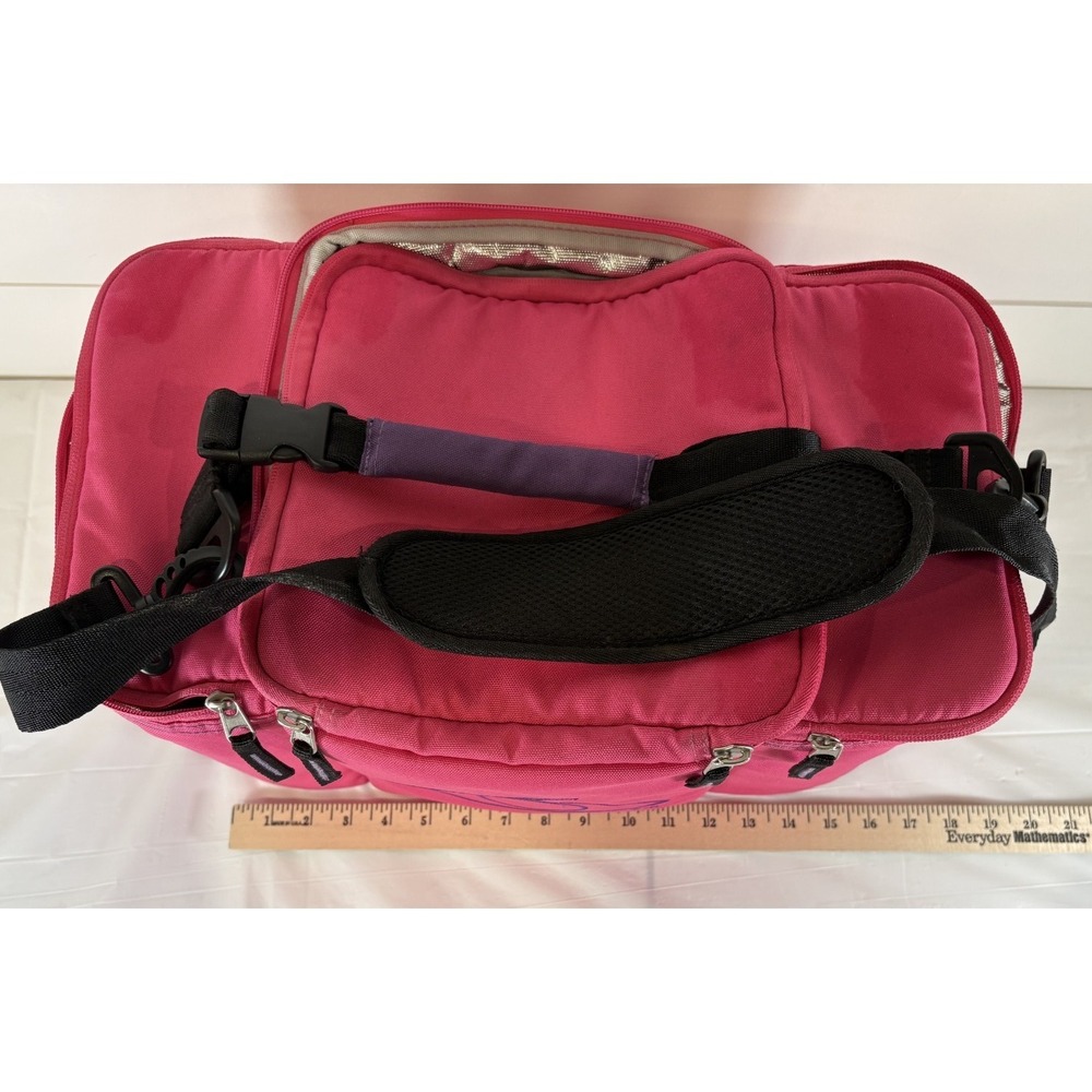 Pack Fitness Meal Prep Bag Cooler Lunch Box Gym Workout Bag With Containers Pink - Picture 13 of 14